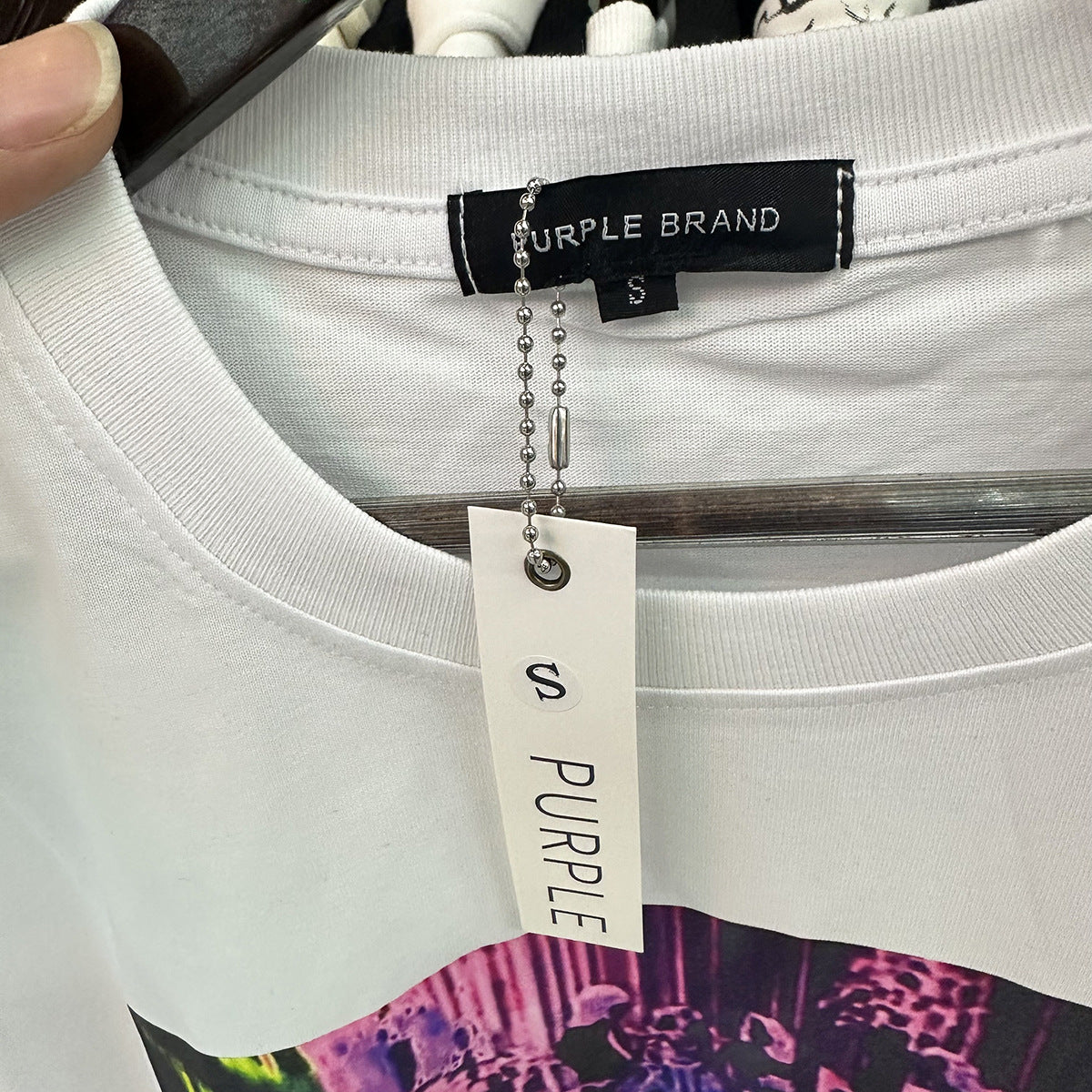 PURPLE  fashion T-shirt
