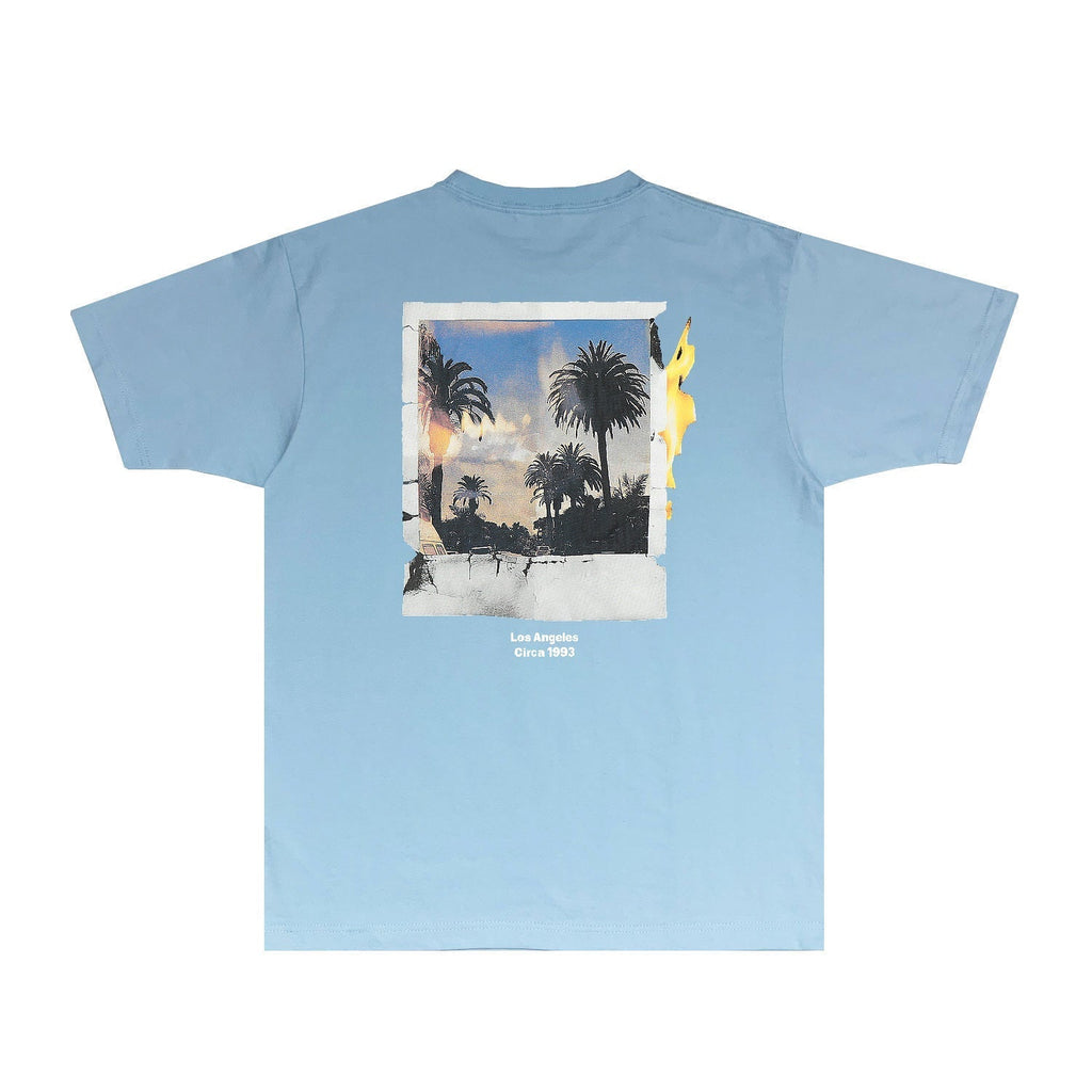 Gallery Dept T Shirt Retro Printed Loose Short-Sleeved Shirt