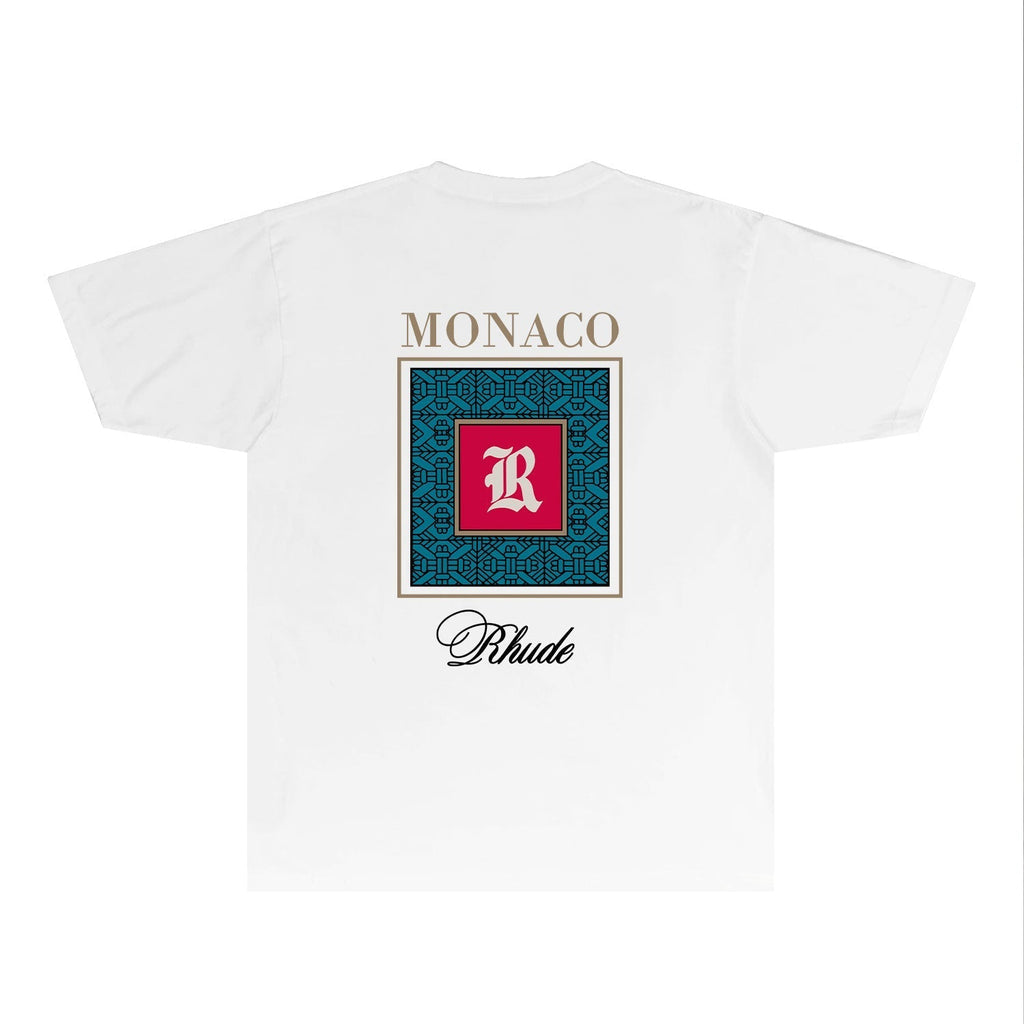 Rhude T-shirts Printed Trendy Pure Cotton