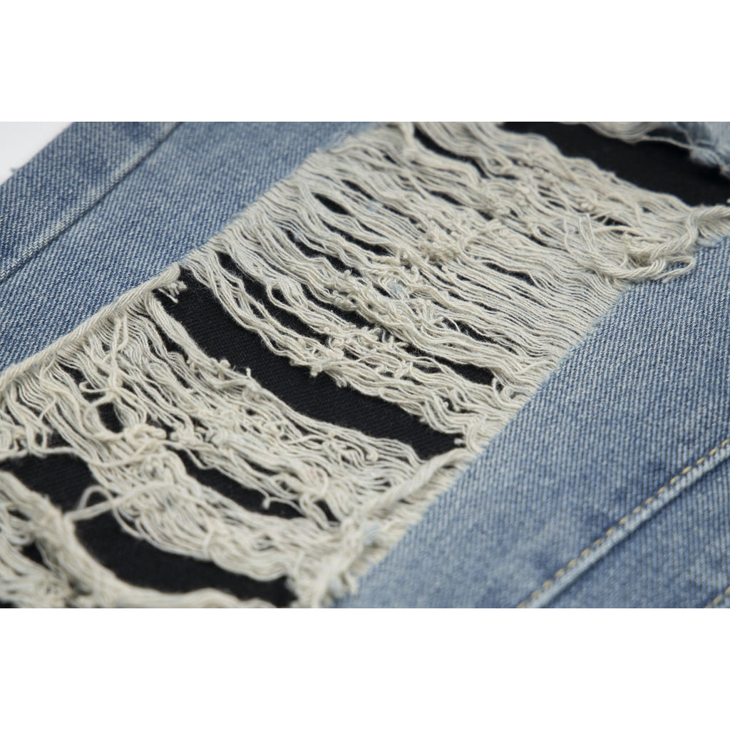 Gallery Dept Jeans Washed Ripped Rough Jeans Flared Trousers