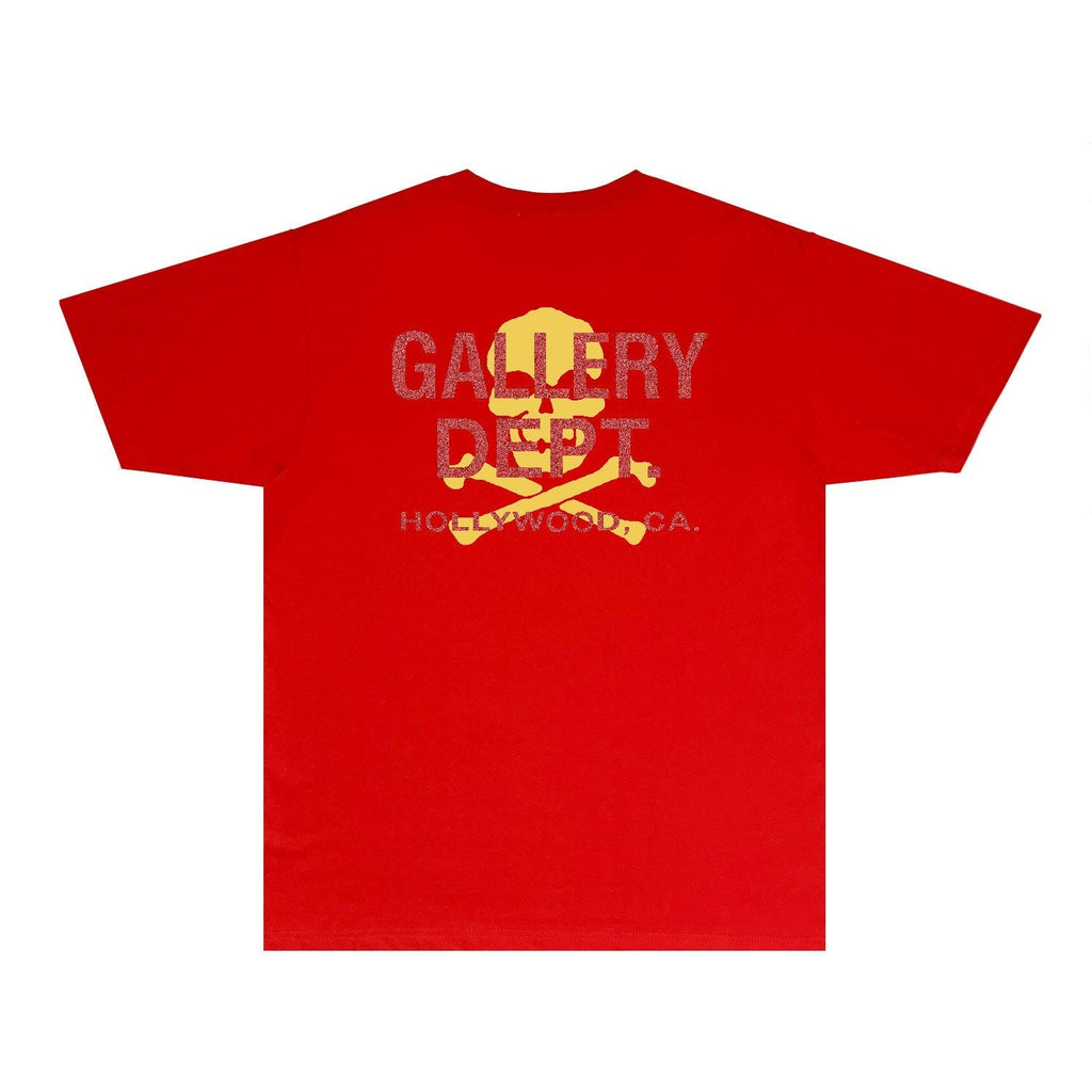 Gallery Dept T Shirt Retro Printed Loose Short-Sleeved Shirt