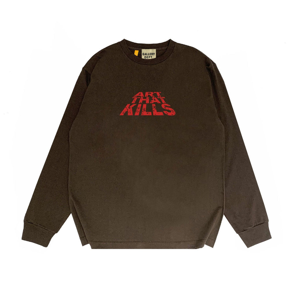 Gallery Dept Long Sleeved Shirt Fashion Brand Long Sleeve Long-Sleeved T-shirt Blouse