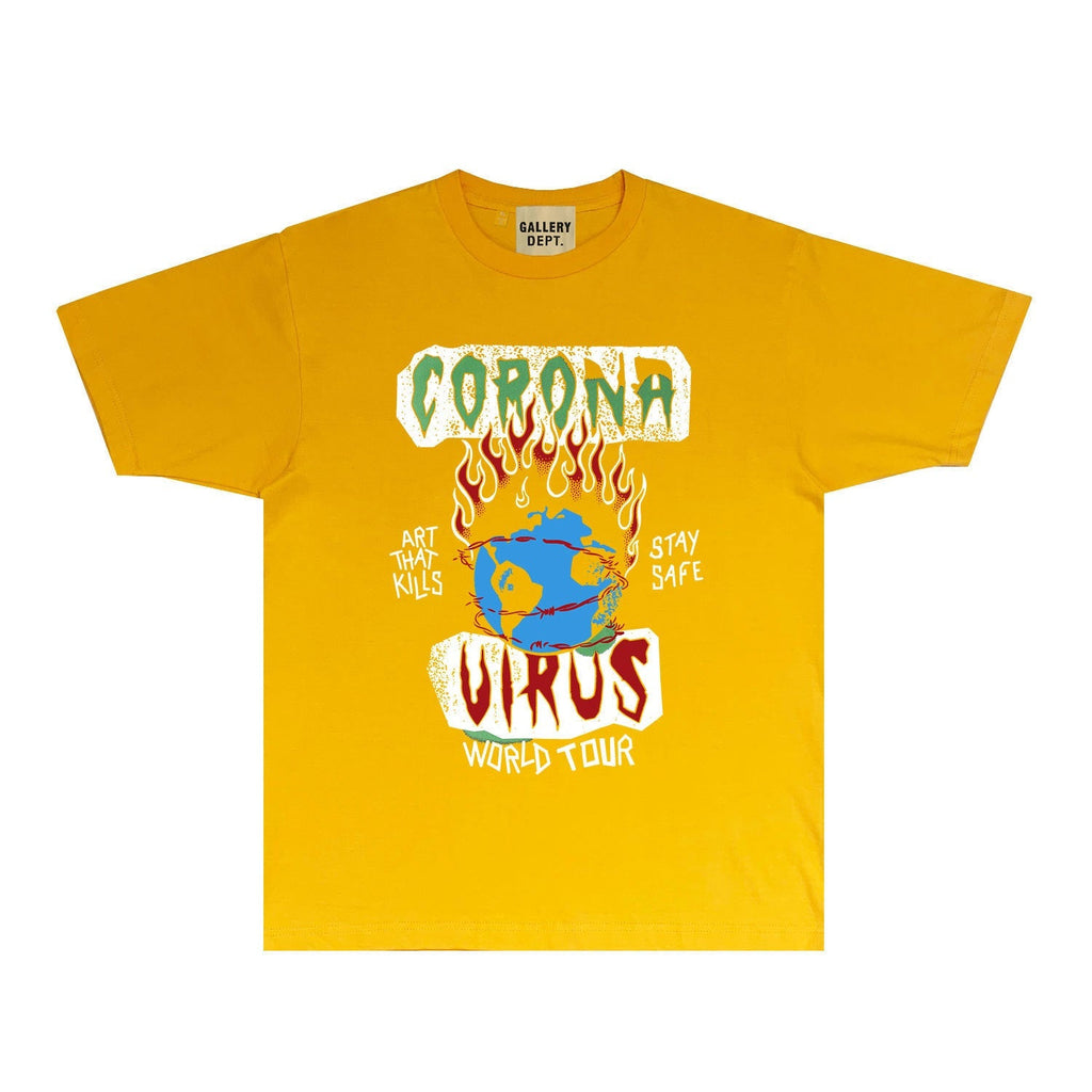 Gallery Dept T Shirts European And American Tee Shirt Short Sleeve T-Shirt Blouse