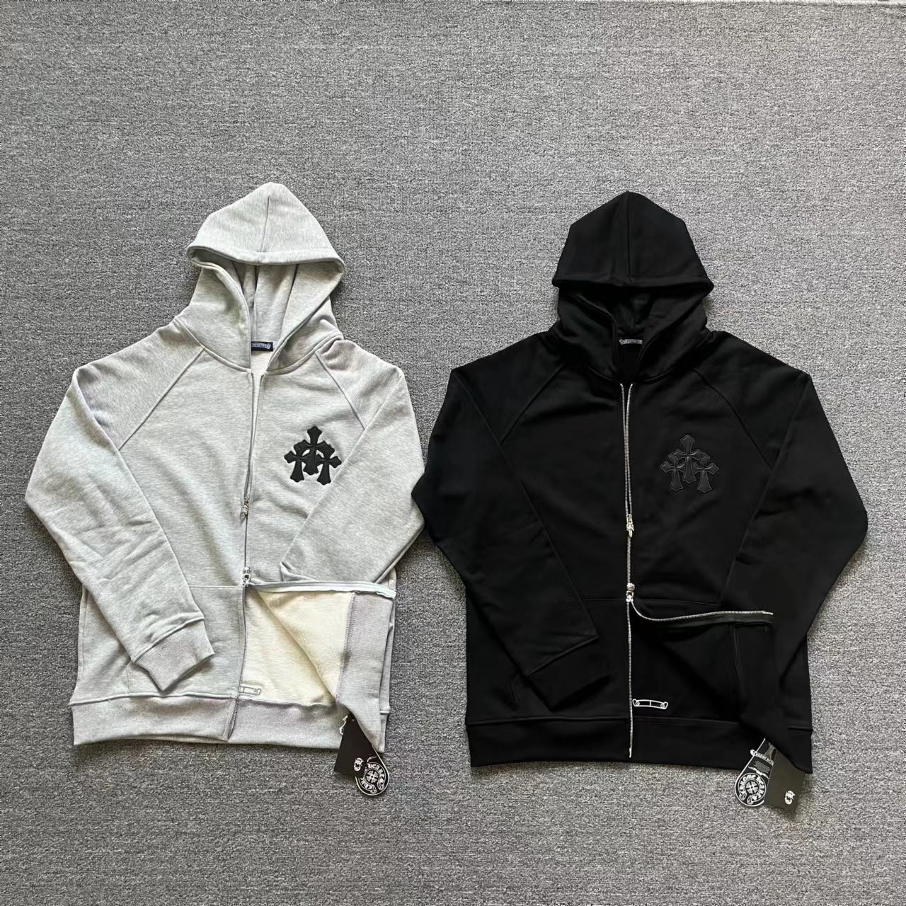 Chrome Heart Hoodie Chrome Heart Chrome cotton terry hooded sweater for men and women