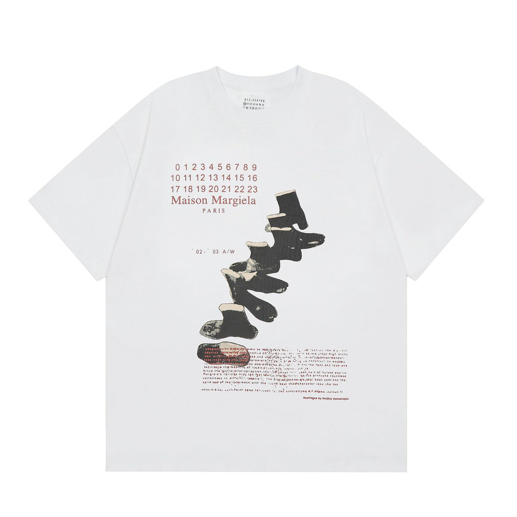 Maison Margiela T-shirt Crew Neck Loose Short Sleeve T-shirt