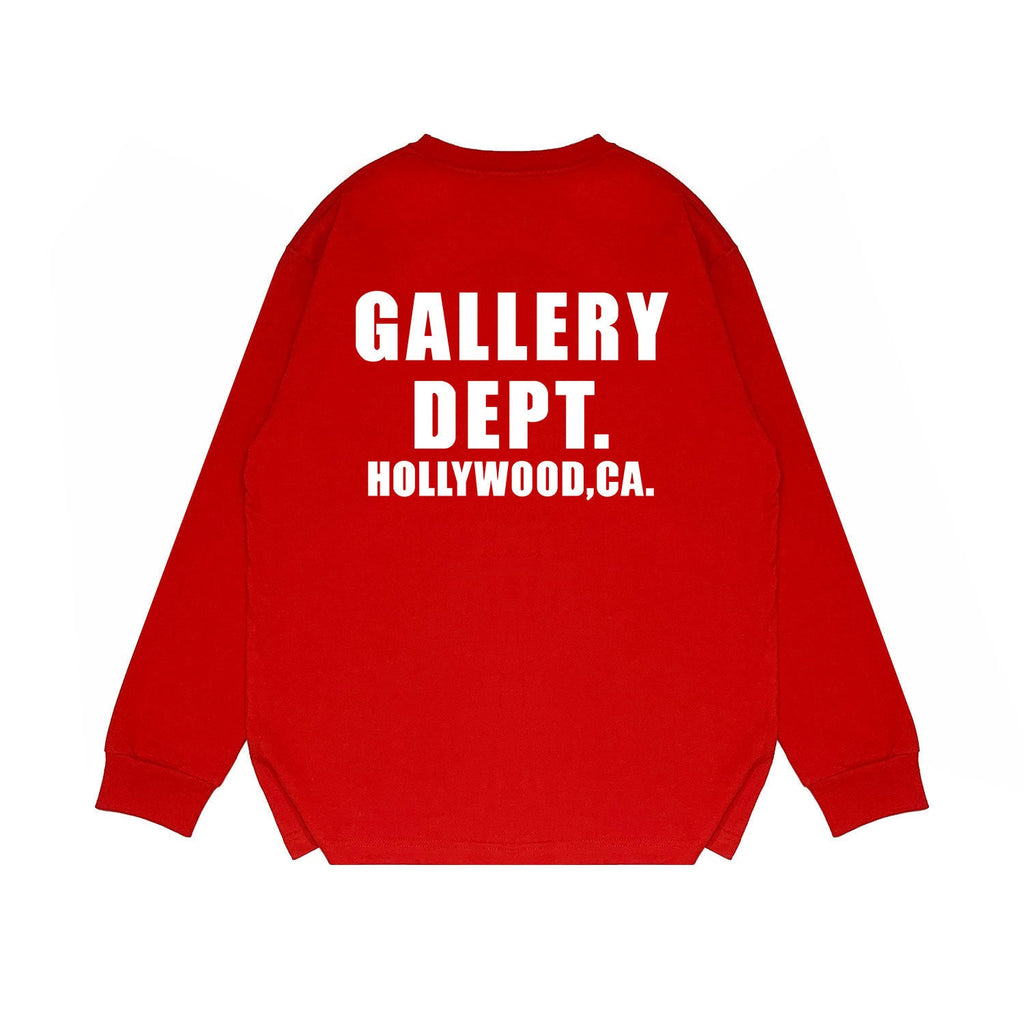 Gallery Dept Long Sleeved Shirt Fashion Brand Long Sleeve Long-Sleeved T-shirt Blouse