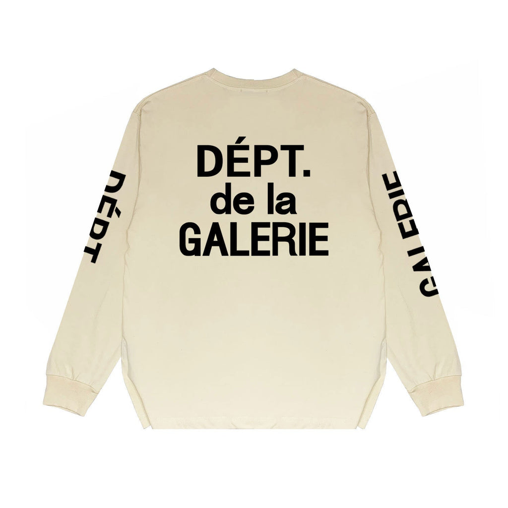 Gallery Dept Long Sleeved Shirt Fashion Brand Long Sleeve Long-Sleeved T-shirt Blouse
