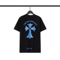 Chrome Heart T Shirts Sanskrit Color Printing Loose Cotton Casual Crew Neck Short Sleeve T-Shirt