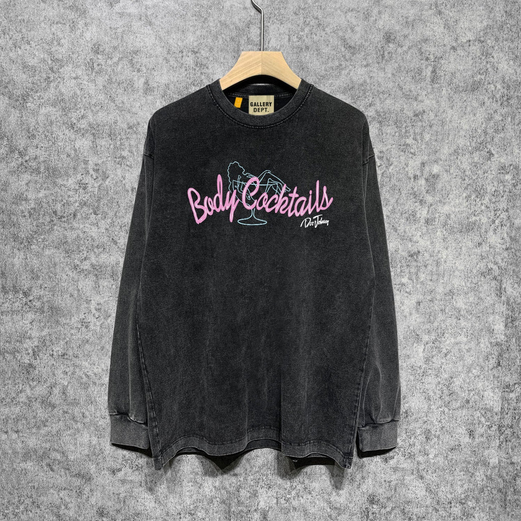 Gallery Dept Long Sleeve Shirt Vintage T Shirt Washed and Worn Vintage Long Sleeve T-shirt