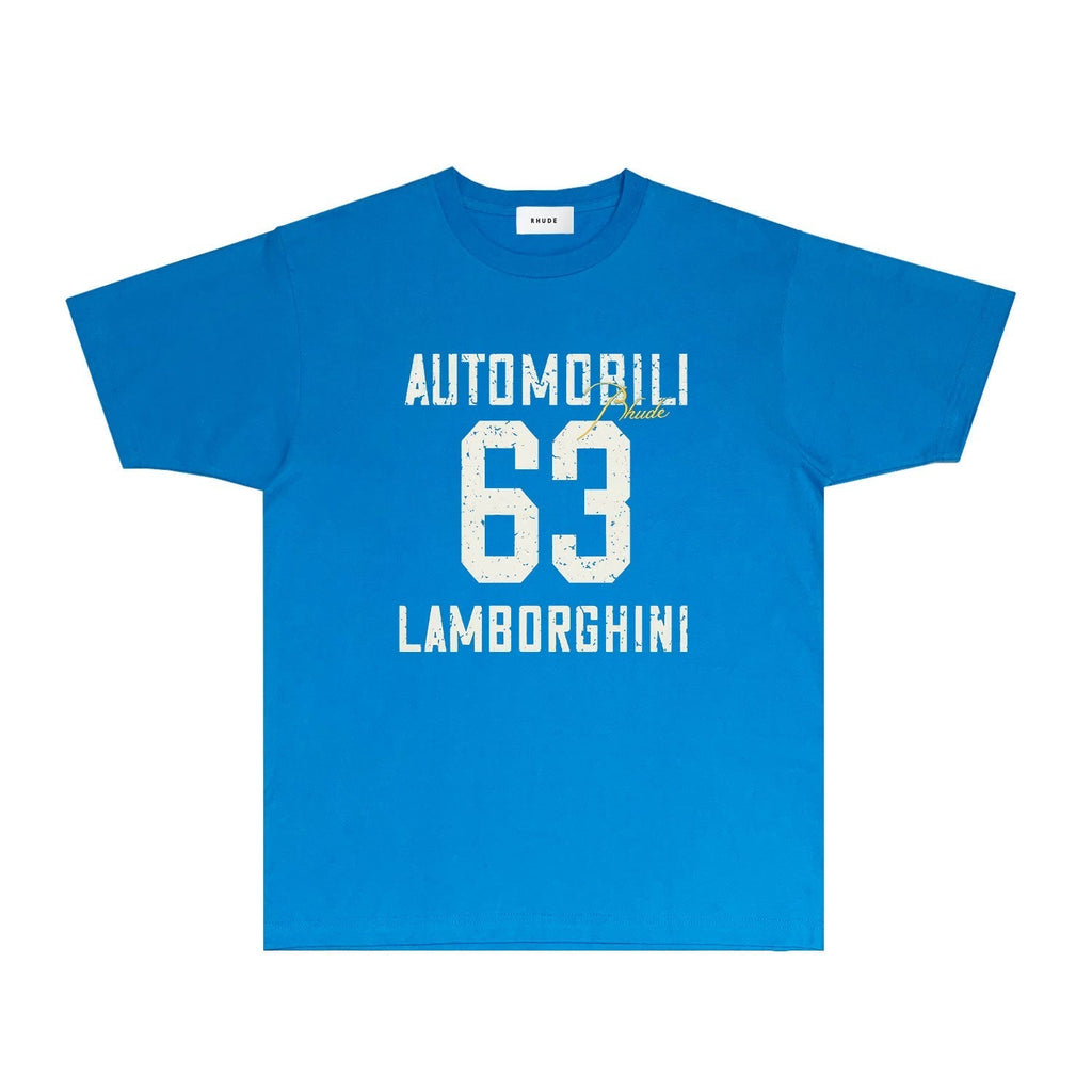 Rhude T-shirts Printed Trendy Pure Cotton
