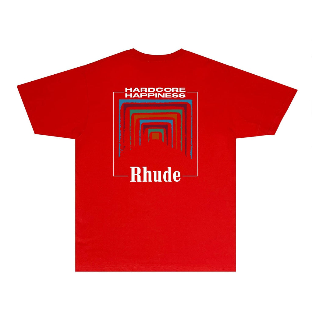 Rhude T-shirts Printed Trendy Pure Cotton