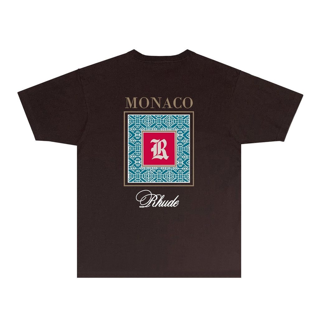 Rhude T-shirts Printed Trendy Pure Cotton